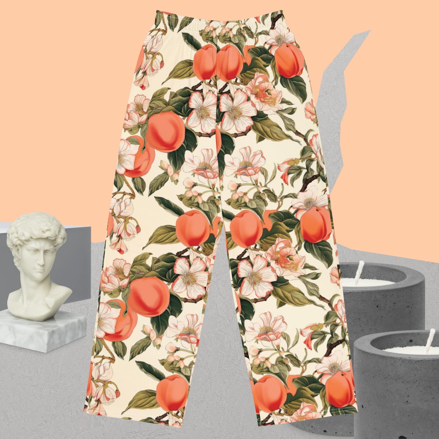 Just Peachy Wide-Leg Pants