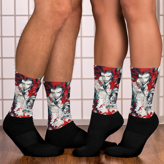 Fire Anime Socks