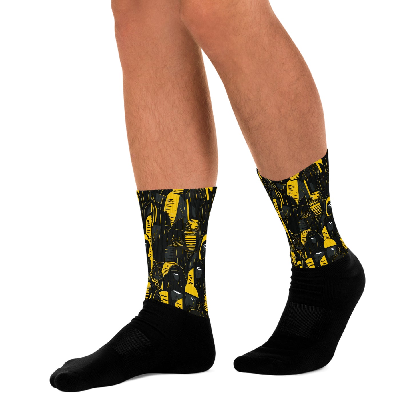 Black and Yellow Socks