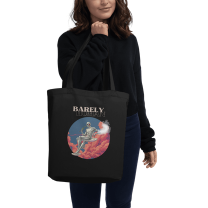 Barely Human Smoking Eco Tote Bag