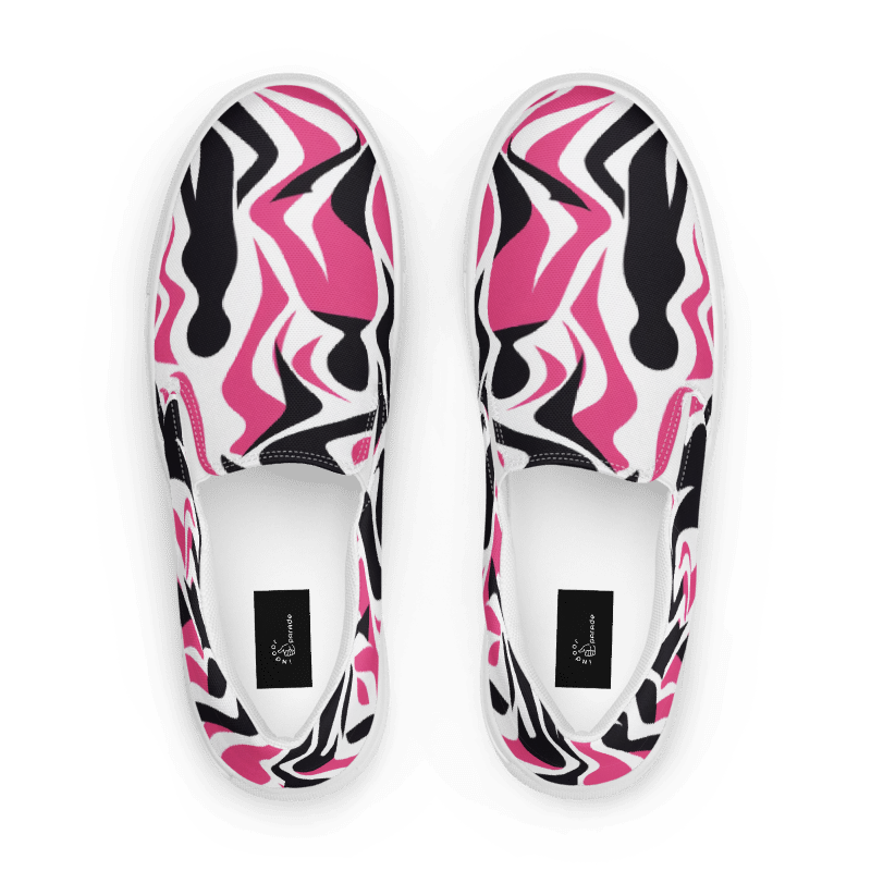 Pink/Black Men’s Slip-ons