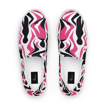 Pink/Black Men’s Slip-ons