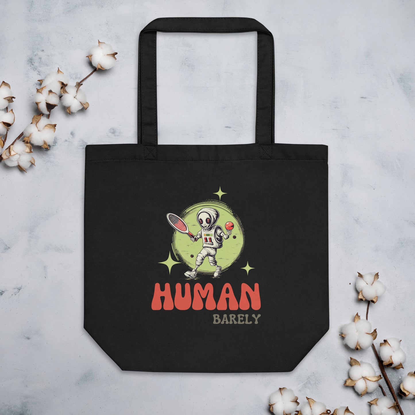 Barely Human Alien Sport Eco Tote Bag