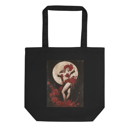 Roses on the Moon Full-body Salome Eco Tote Bag