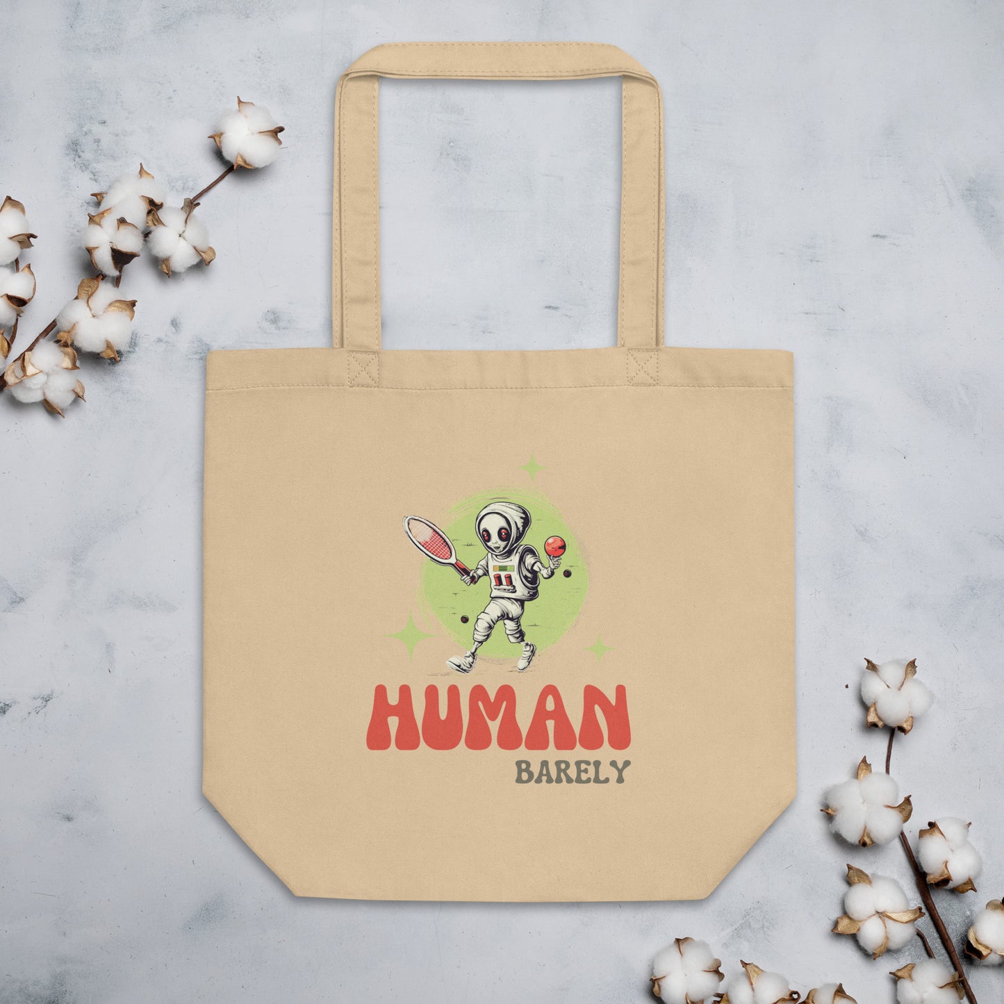 Barely Human Alien Sport Eco Tote Bag