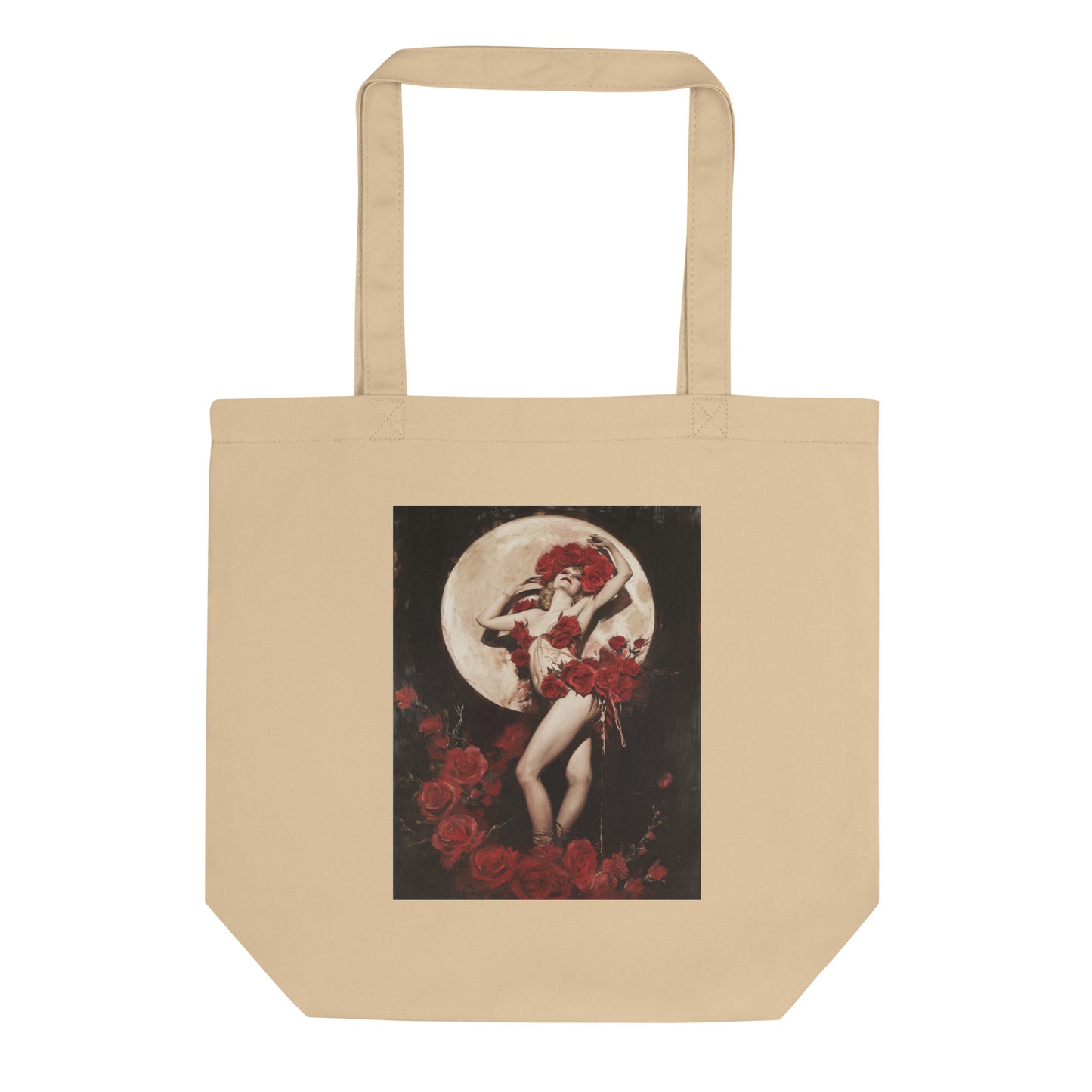 Roses on the Moon Full-body Salome Eco Tote Bag