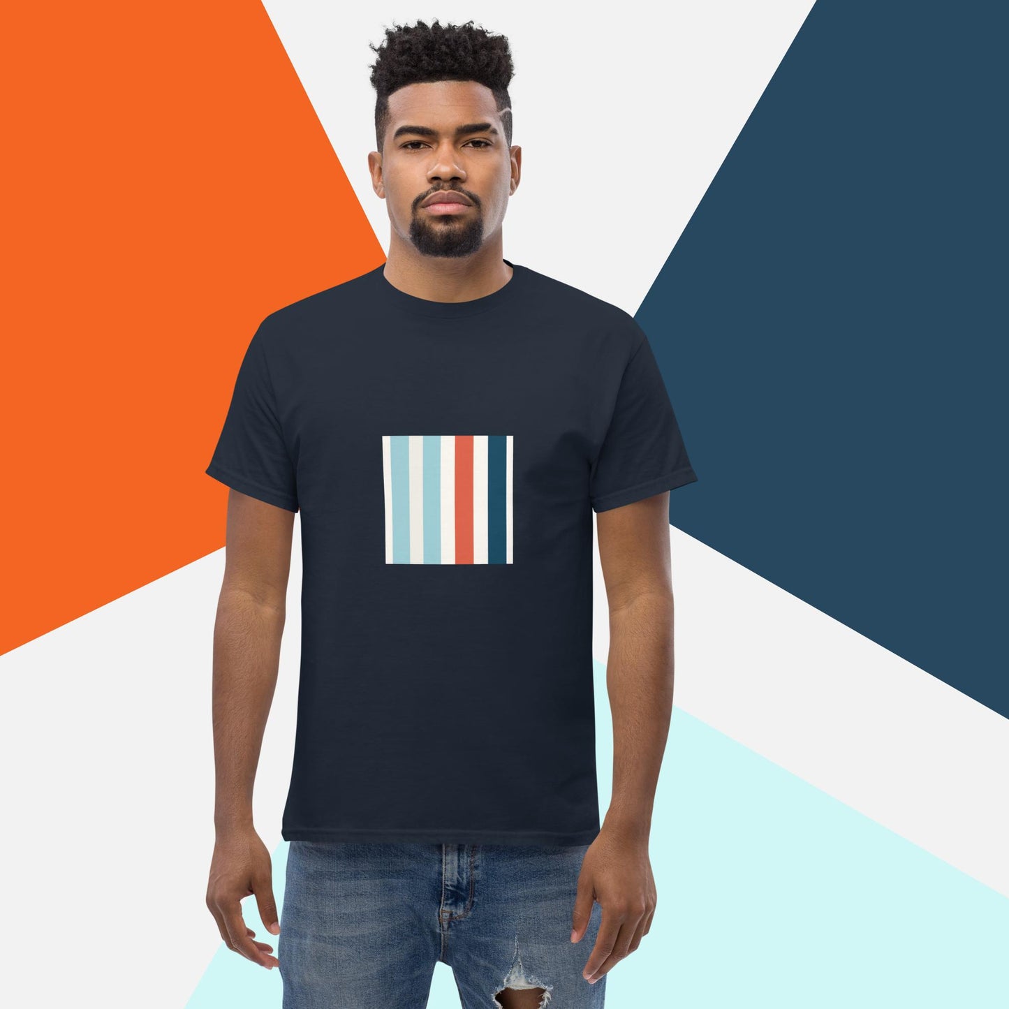 Blue Stripes Classic Tee