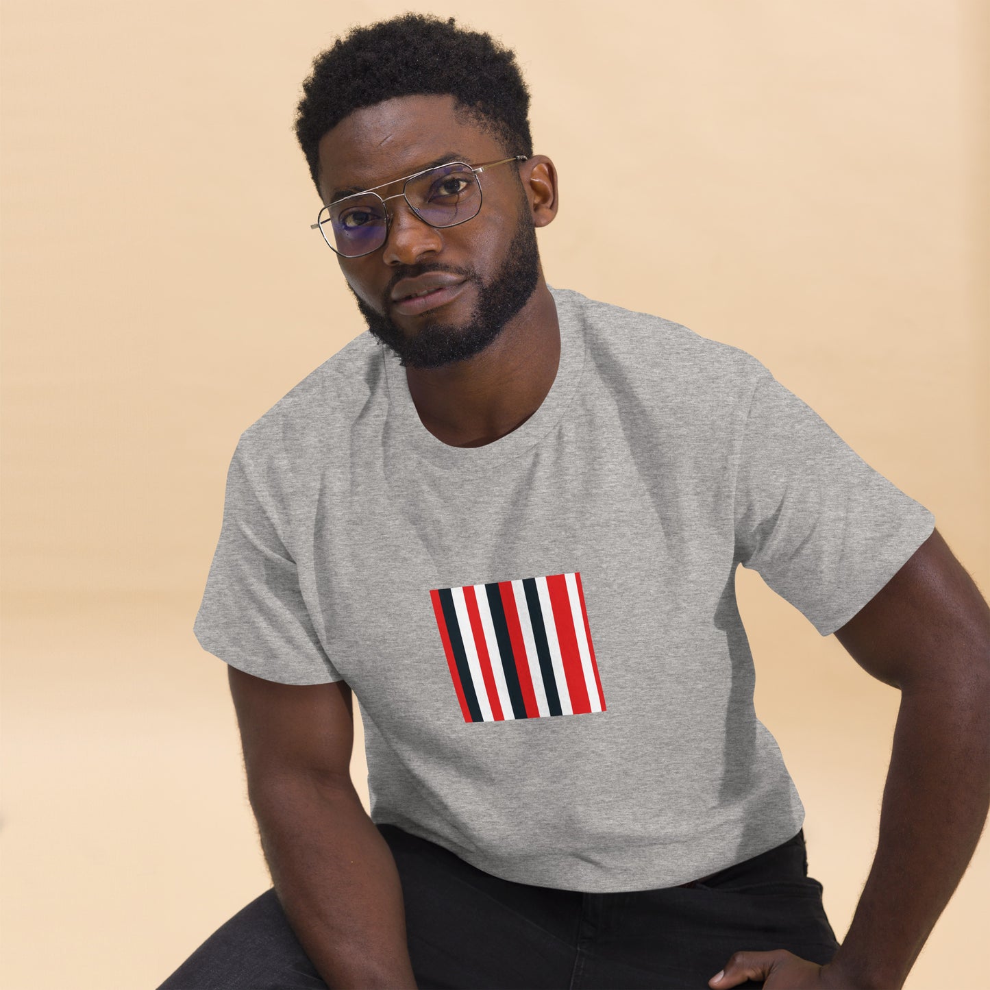 Red Stripes Classic Tee