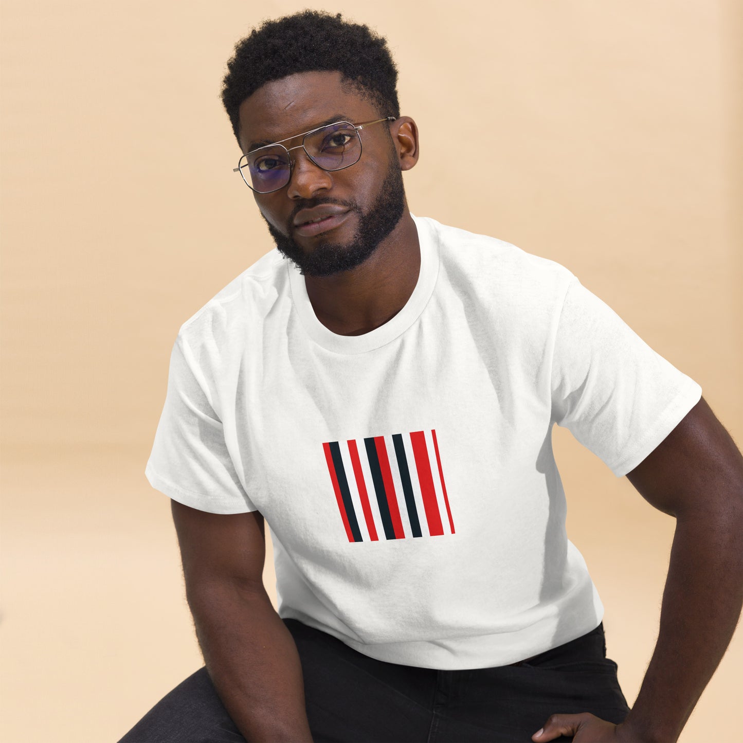 Red Stripes Classic Tee