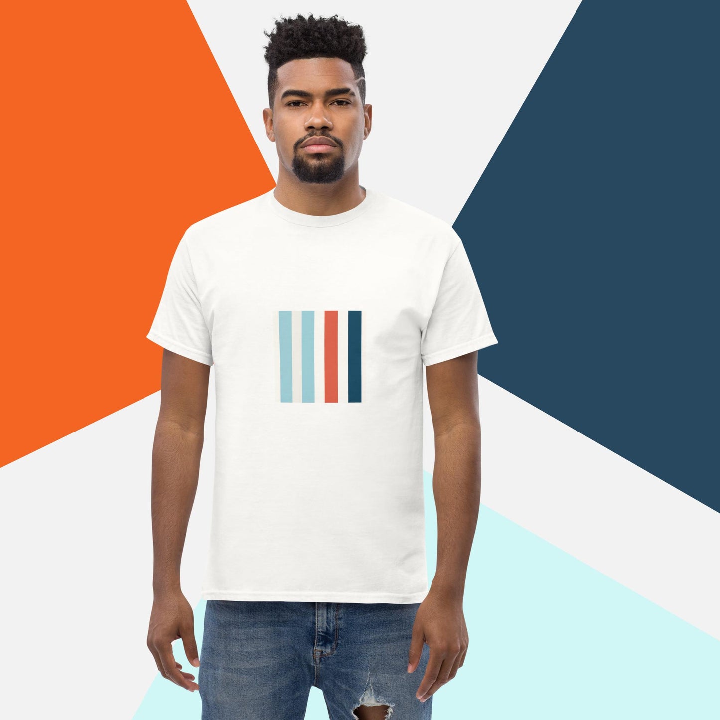 Blue Stripes Classic Tee