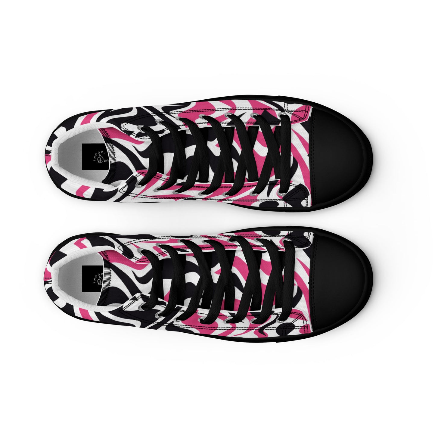 Pink/Black Men’s High Tops