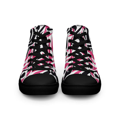 Pink/Black Men’s High Tops