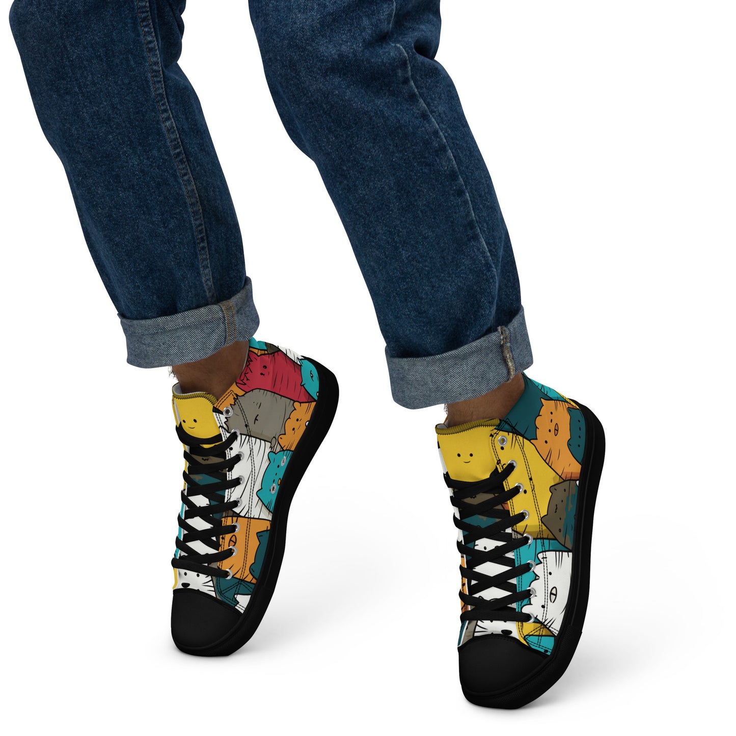 Cat Crowd Men’s High Tops