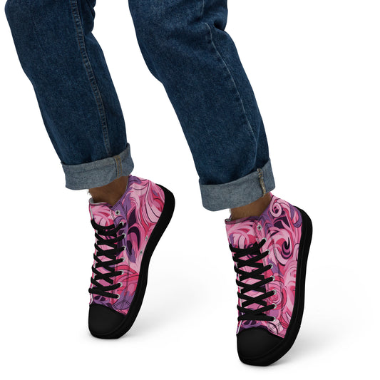 Pink Purp Men’s High Tops