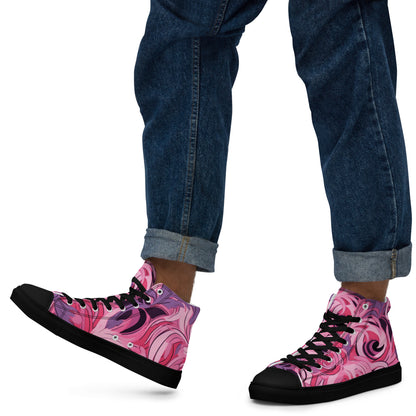 Pink Purp Men’s High Tops