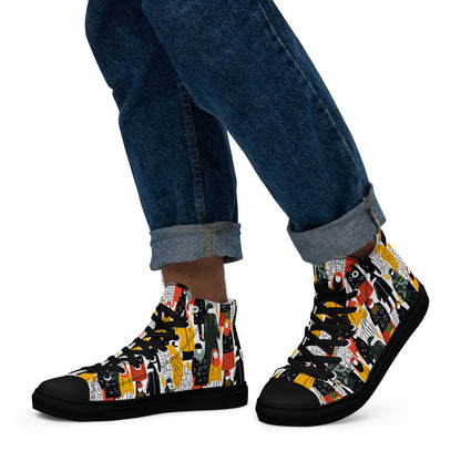 Yellow Mood Men’s High Tops