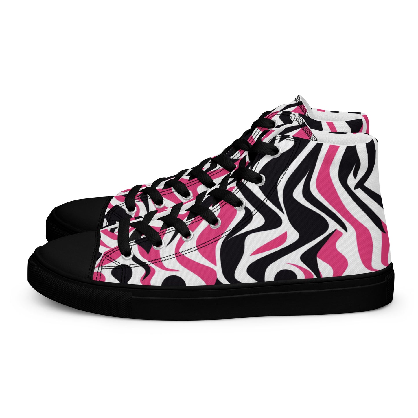 Pink/Black Men’s High Tops