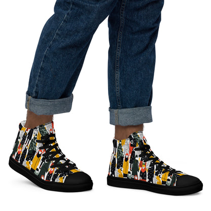 Yellow Mood Men’s High Tops