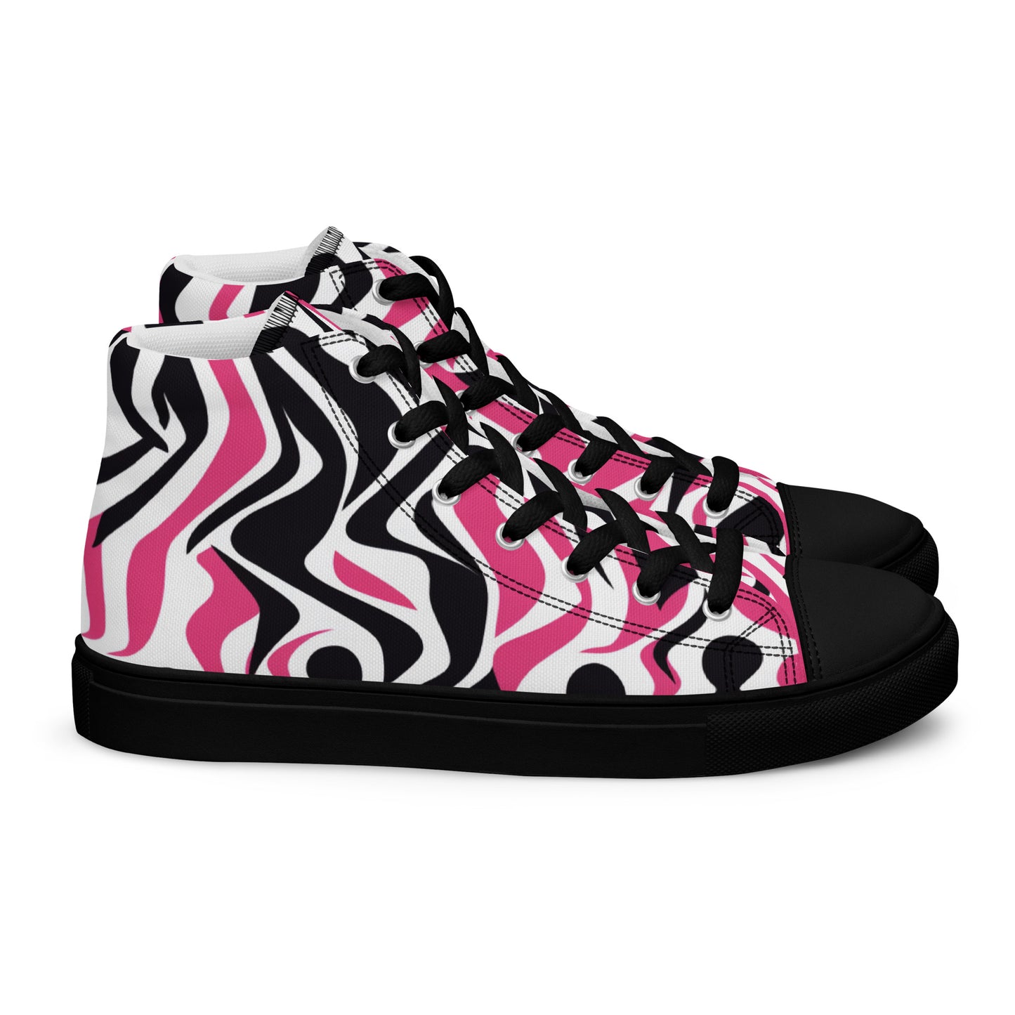 Pink/Black Men’s High Tops