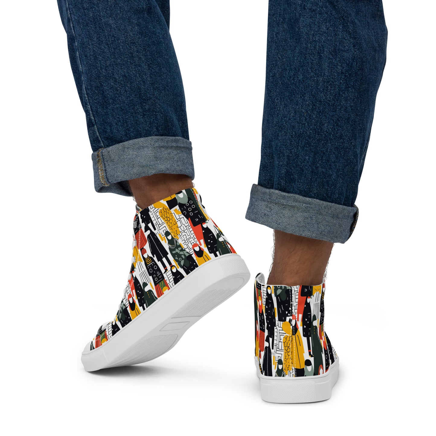 Yellow Mood Men’s High Tops