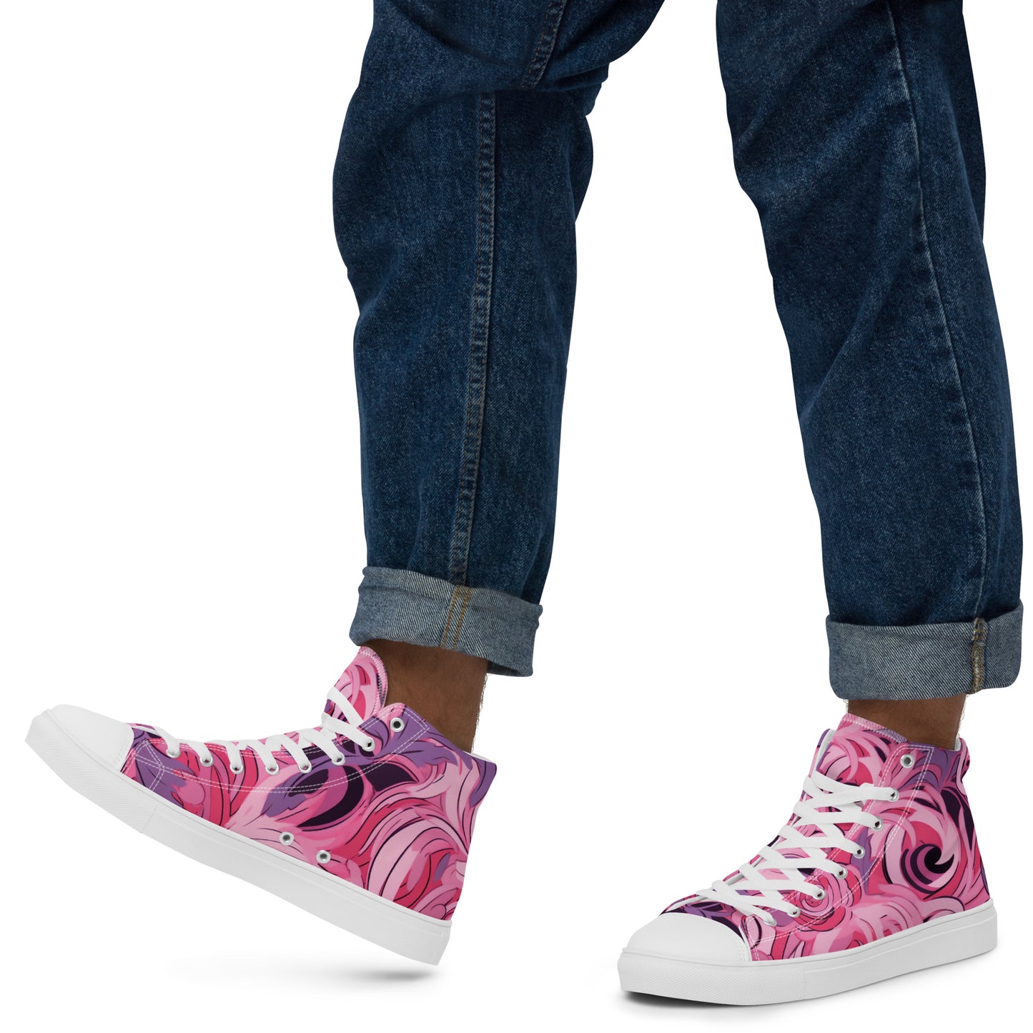 Pink Purp Men’s High Tops