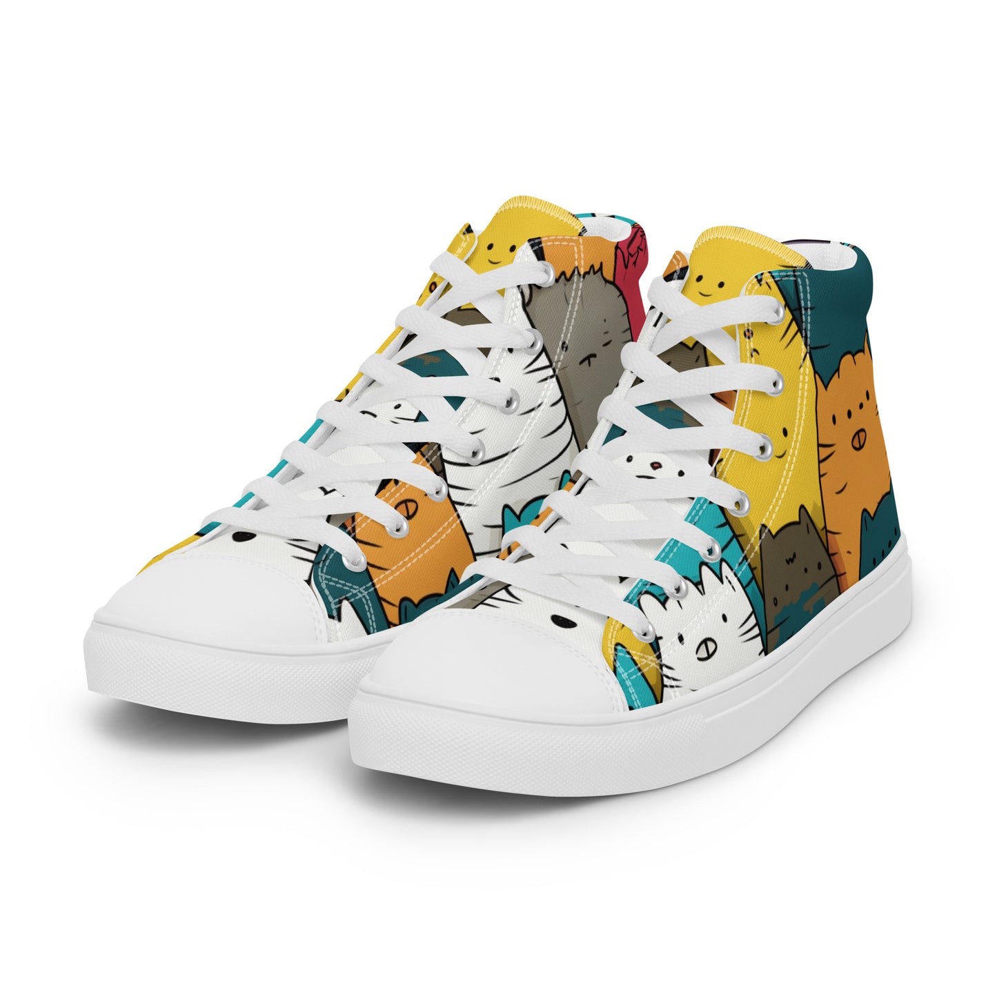 Cat Crowd Men’s High Tops