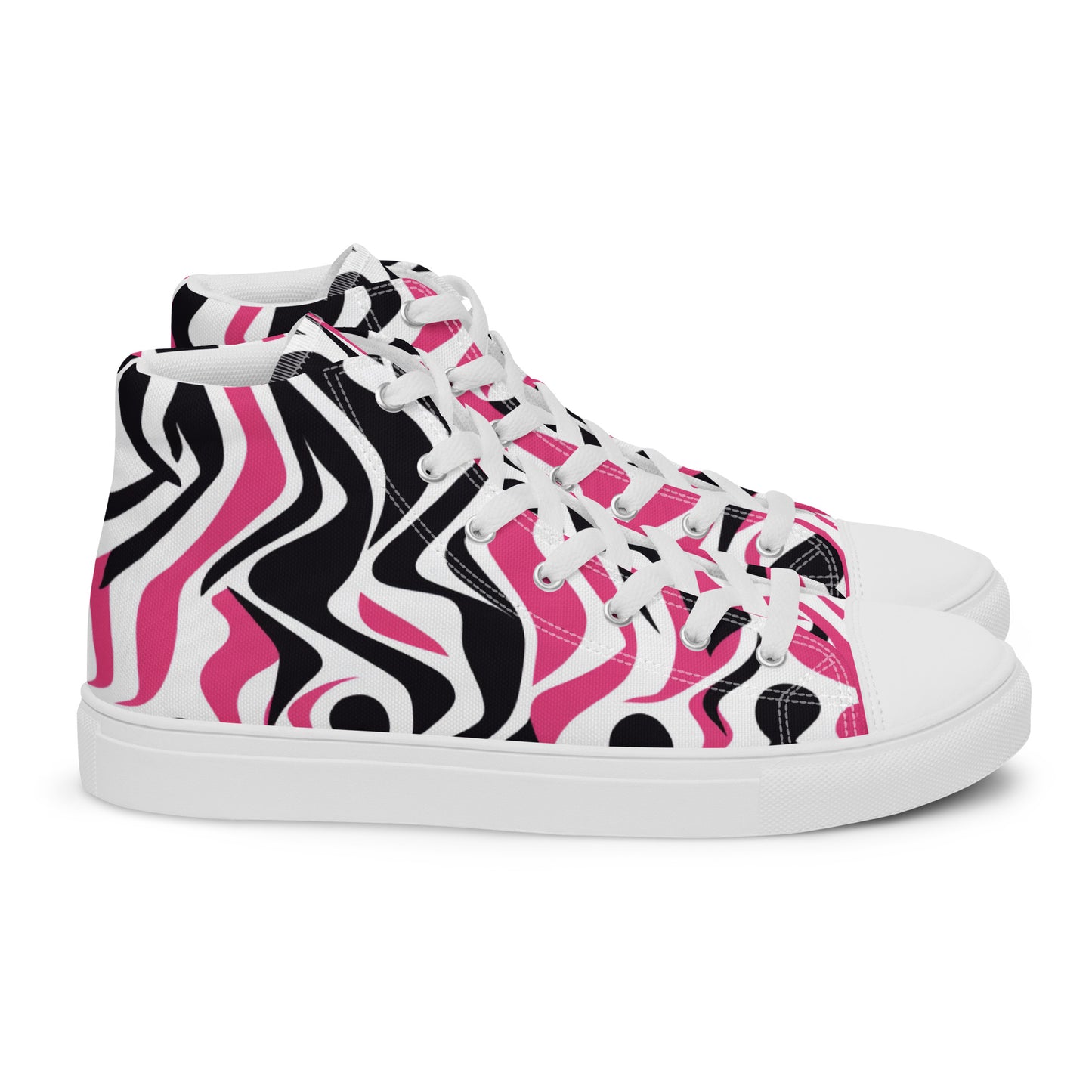 Pink/Black Men’s High Tops