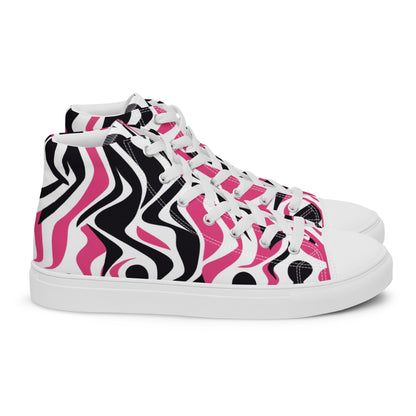 Pink/Black Men’s High Tops