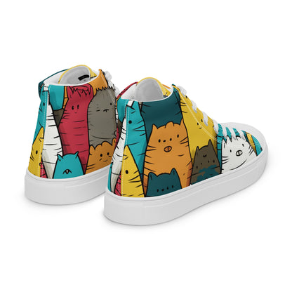 Cat Crowd Men’s High Tops