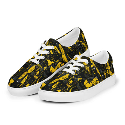 Black and Yellow Men’s Lace-ups