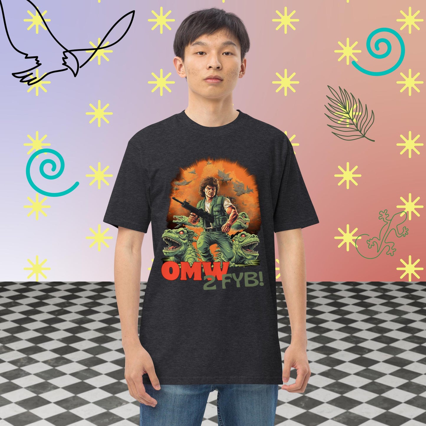 OMW 2FYB (male figure) Tee