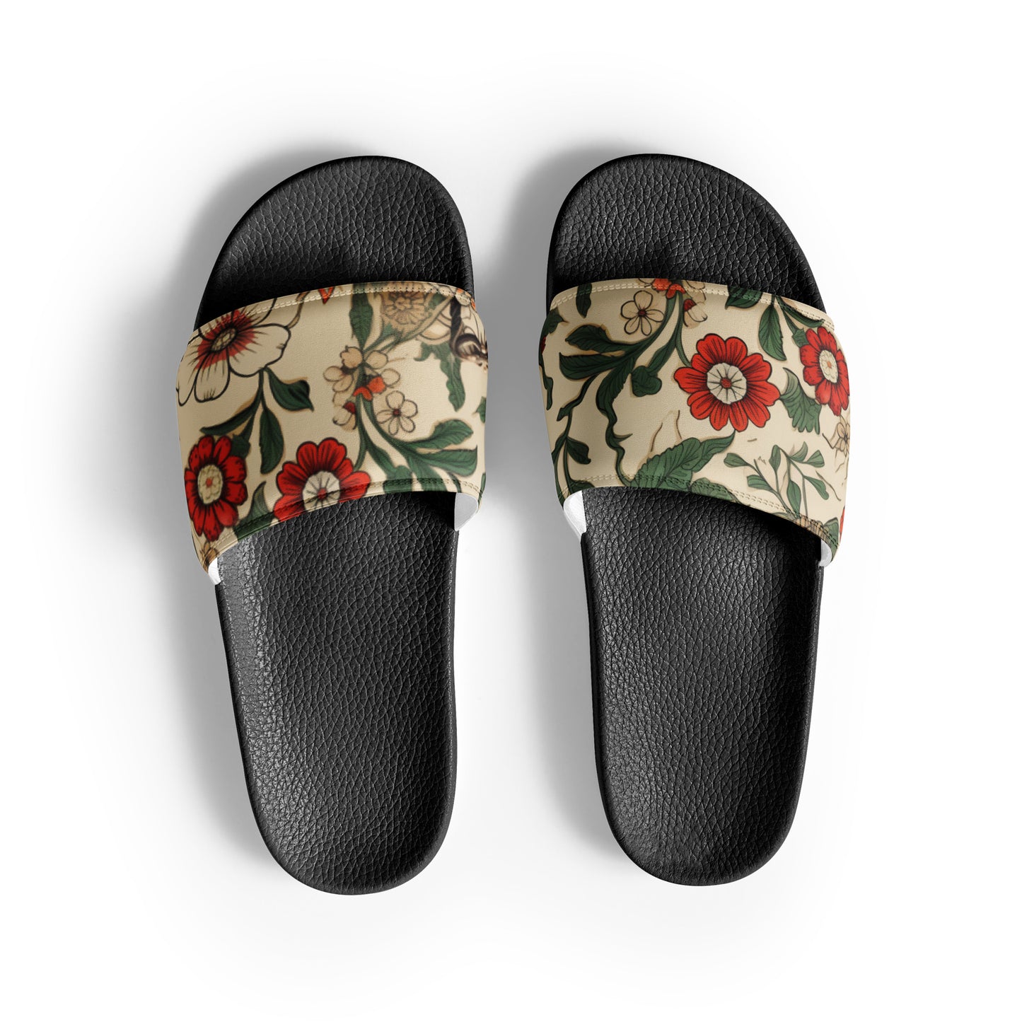 Bird Flower Men’s Slides