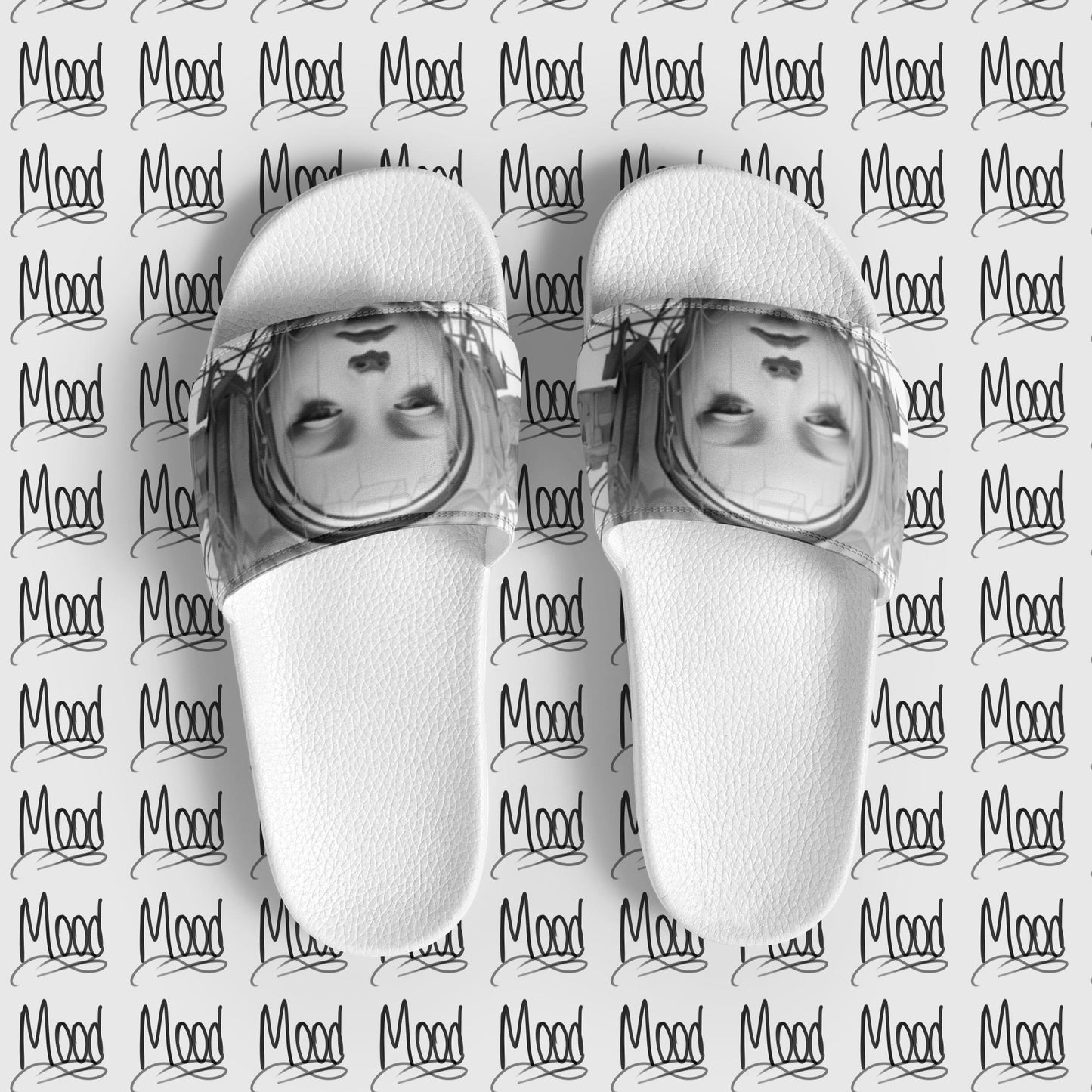 Emma Men's White Slides