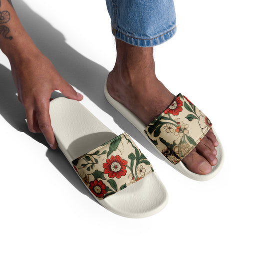 Bird Flower Men’s Slides