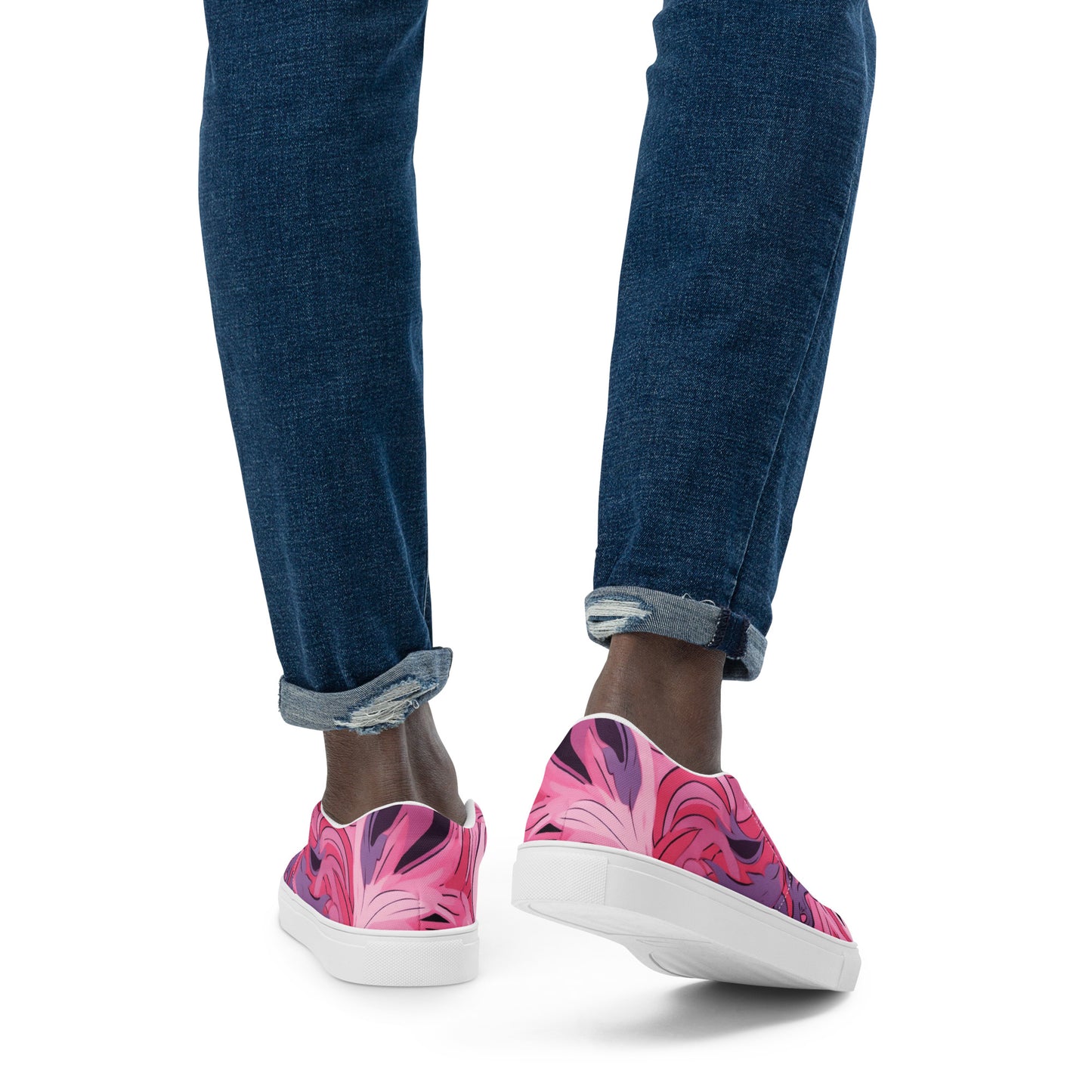 Pink Purp Men’s Slip-ons