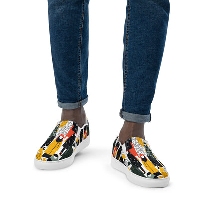 Yellow Mood Men’s Slip-ons