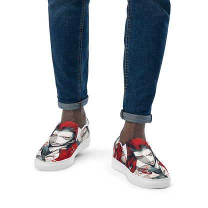 Fire Anime Men’s Slip-ons