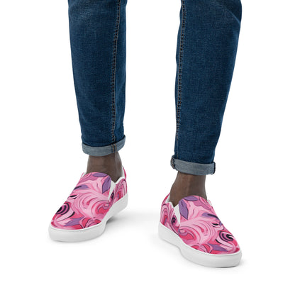 Pink Purp Men’s Slip-ons