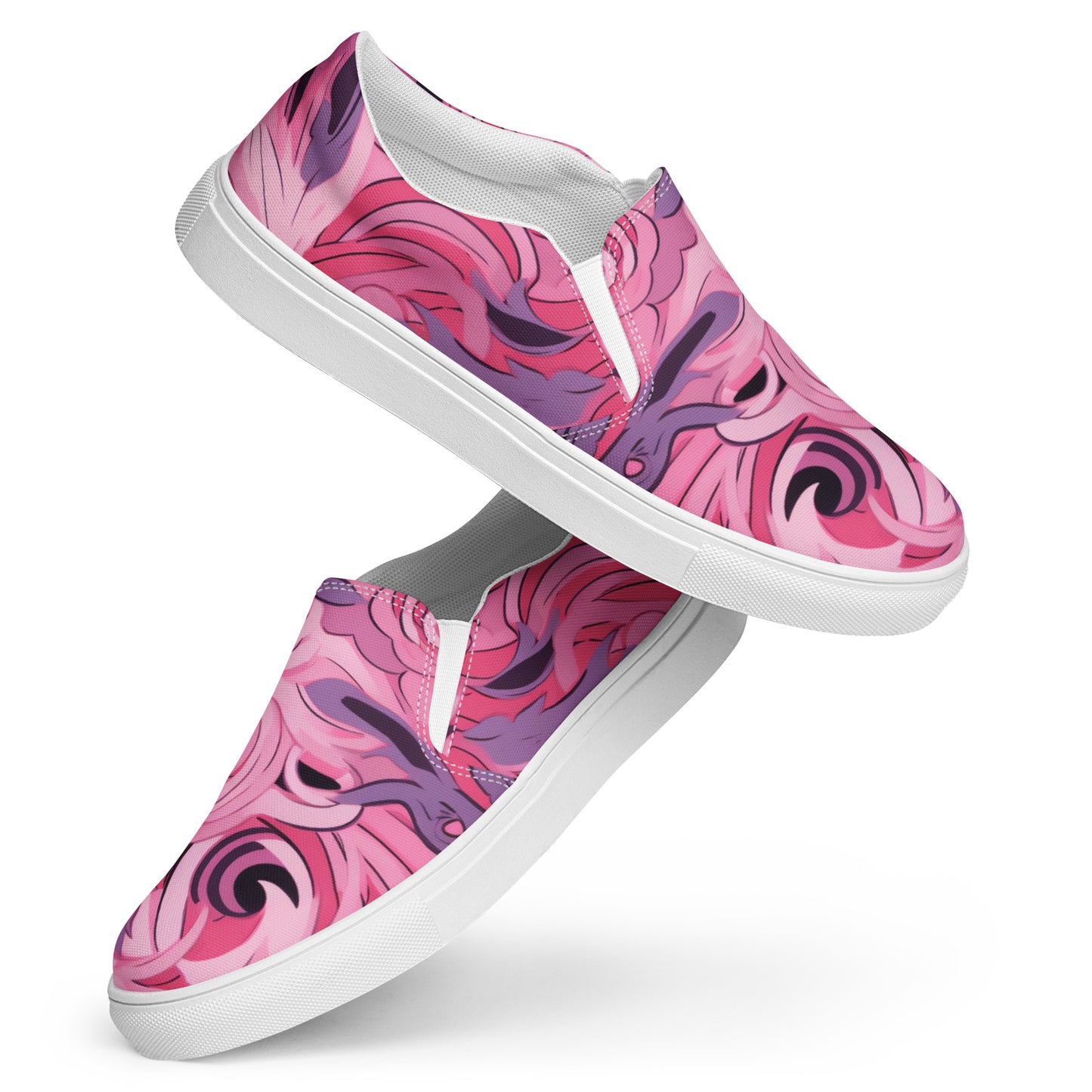 Pink Purp Men’s Slip-ons