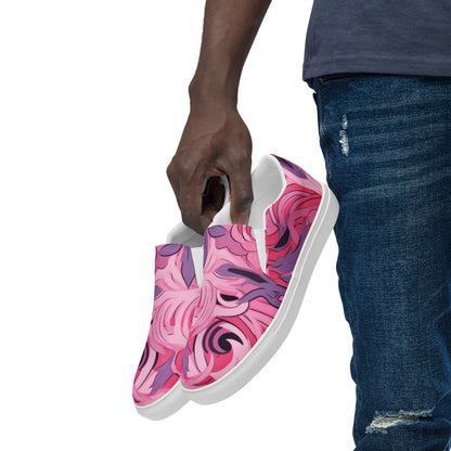 Pink Purp Men’s Slip-ons