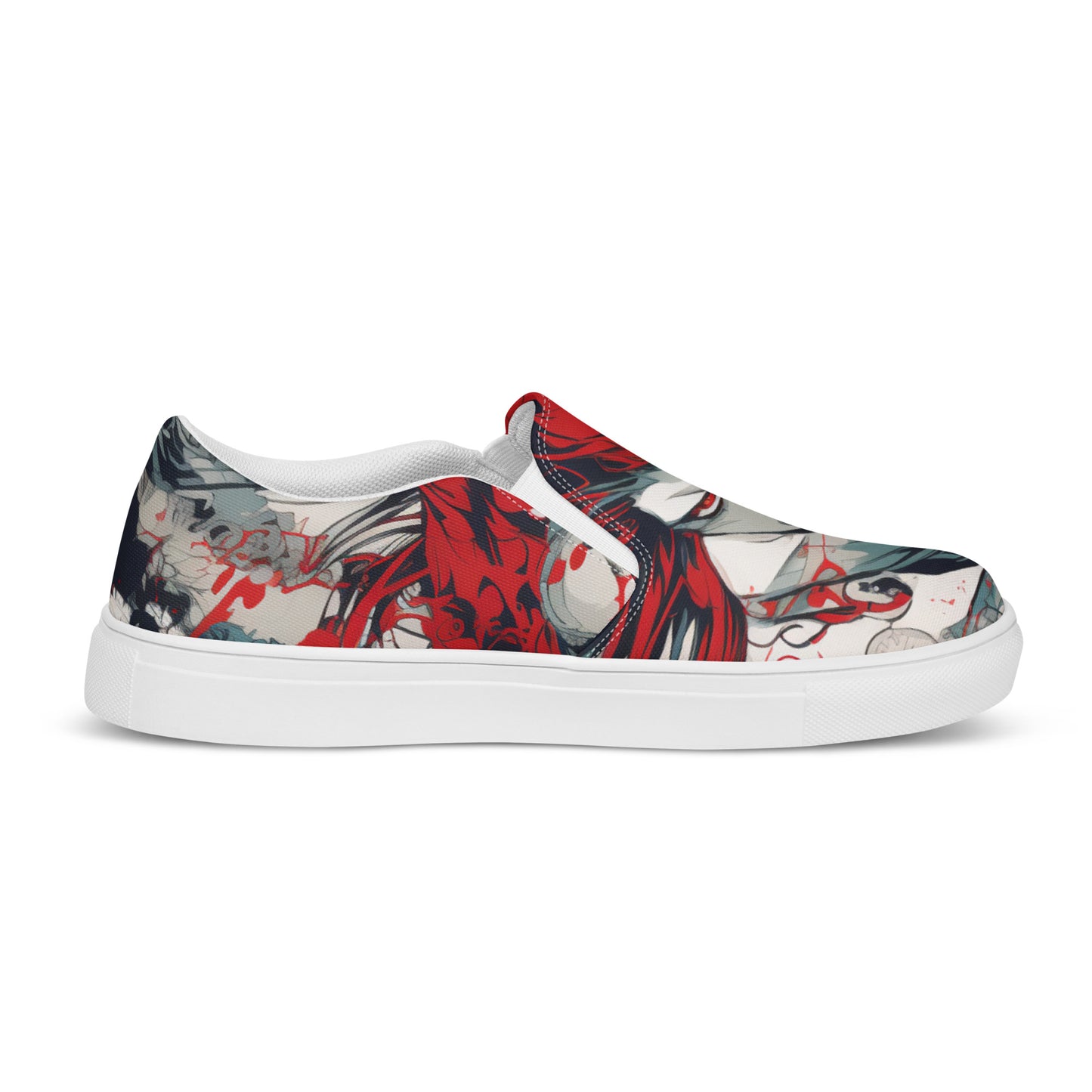 Fire Anime Men’s Slip-ons