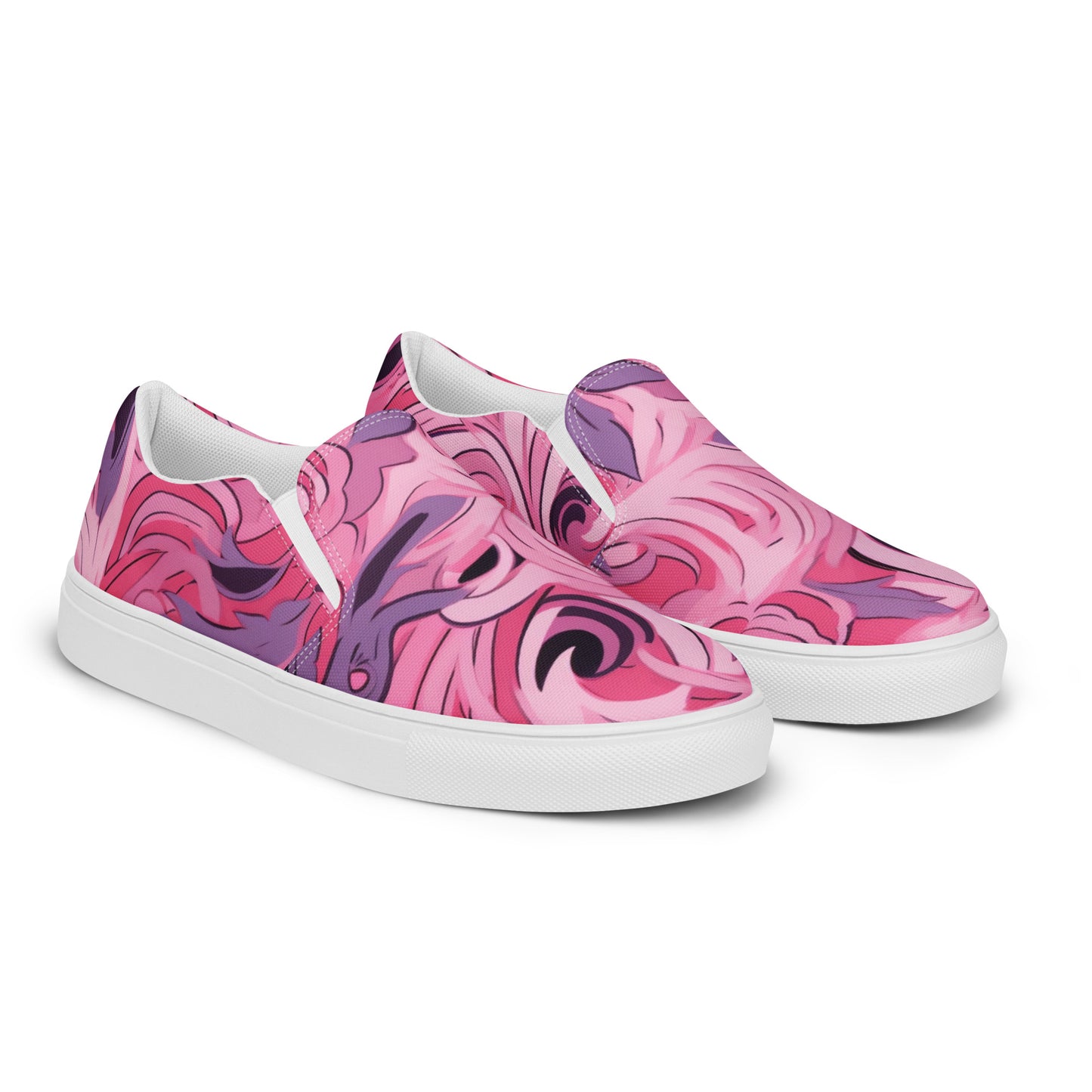 Pink Purp Men’s Slip-ons