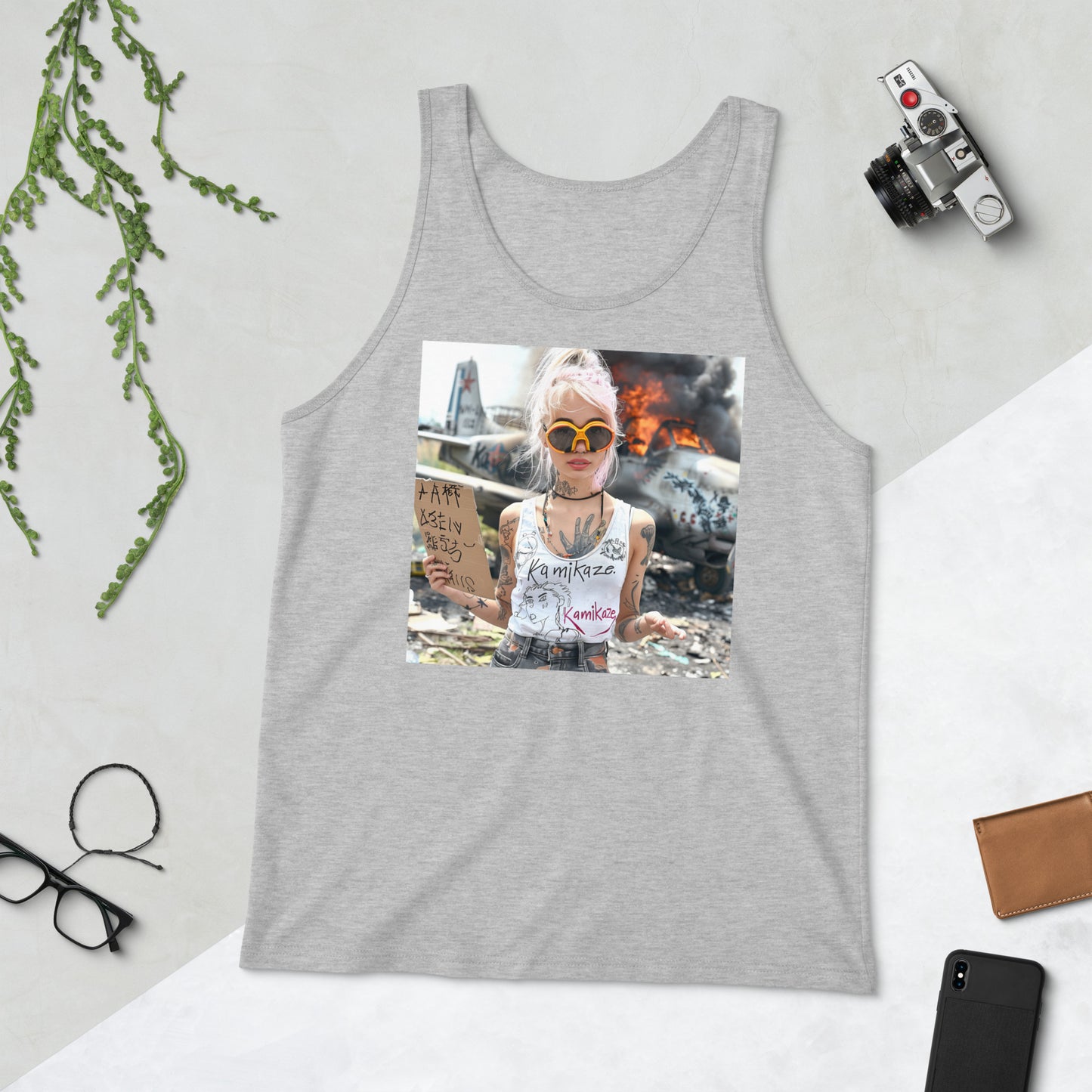 Plane Crash Men's Tank Top