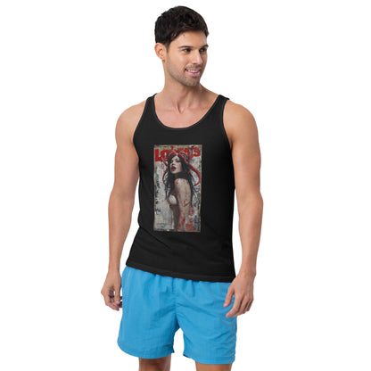 Messy Princess With Long Serpentine Tongue Men's Tank Top