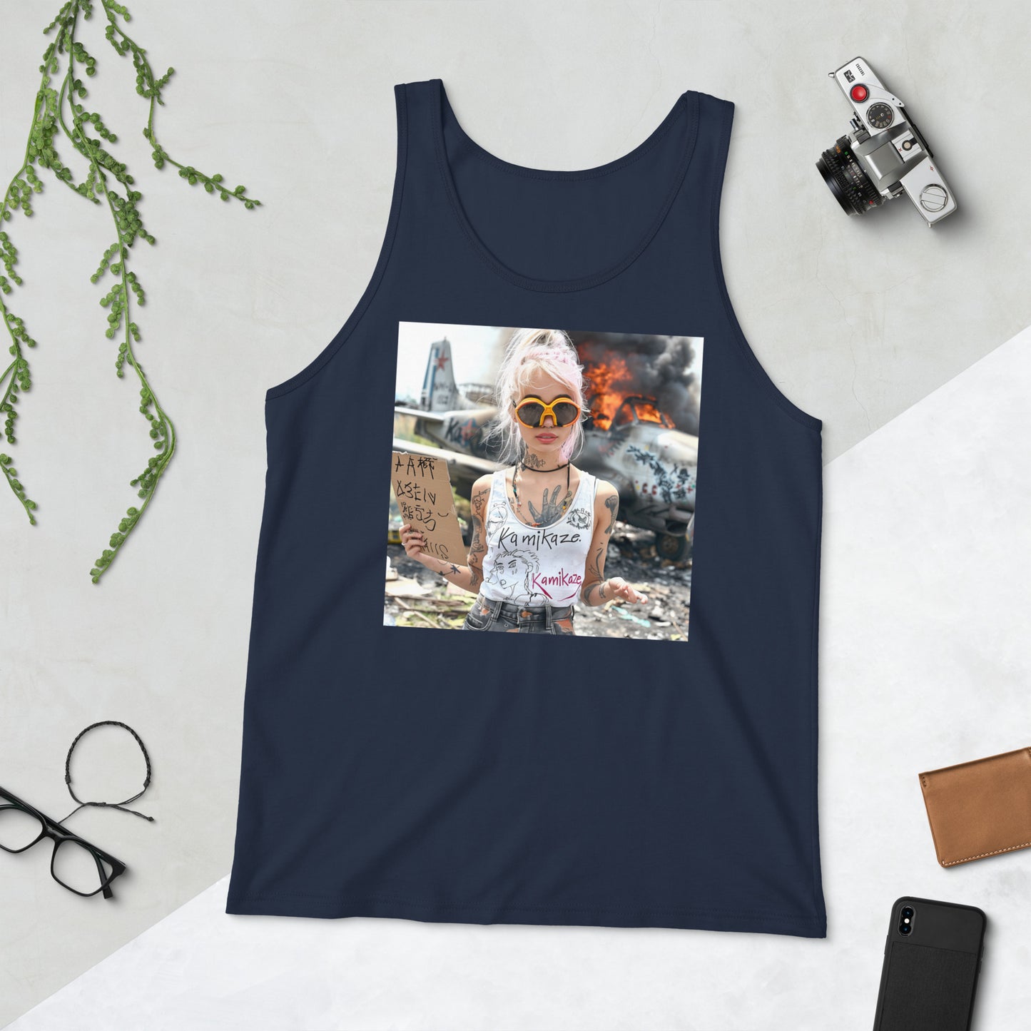 Plane Crash Men's Tank Top