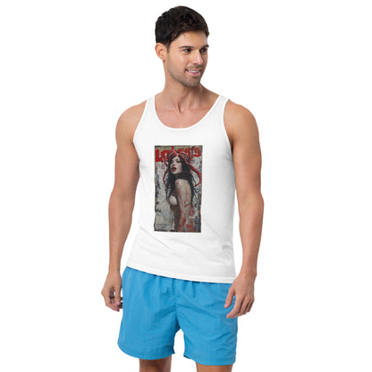 Messy Princess With Long Serpentine Tongue Men's Tank Top