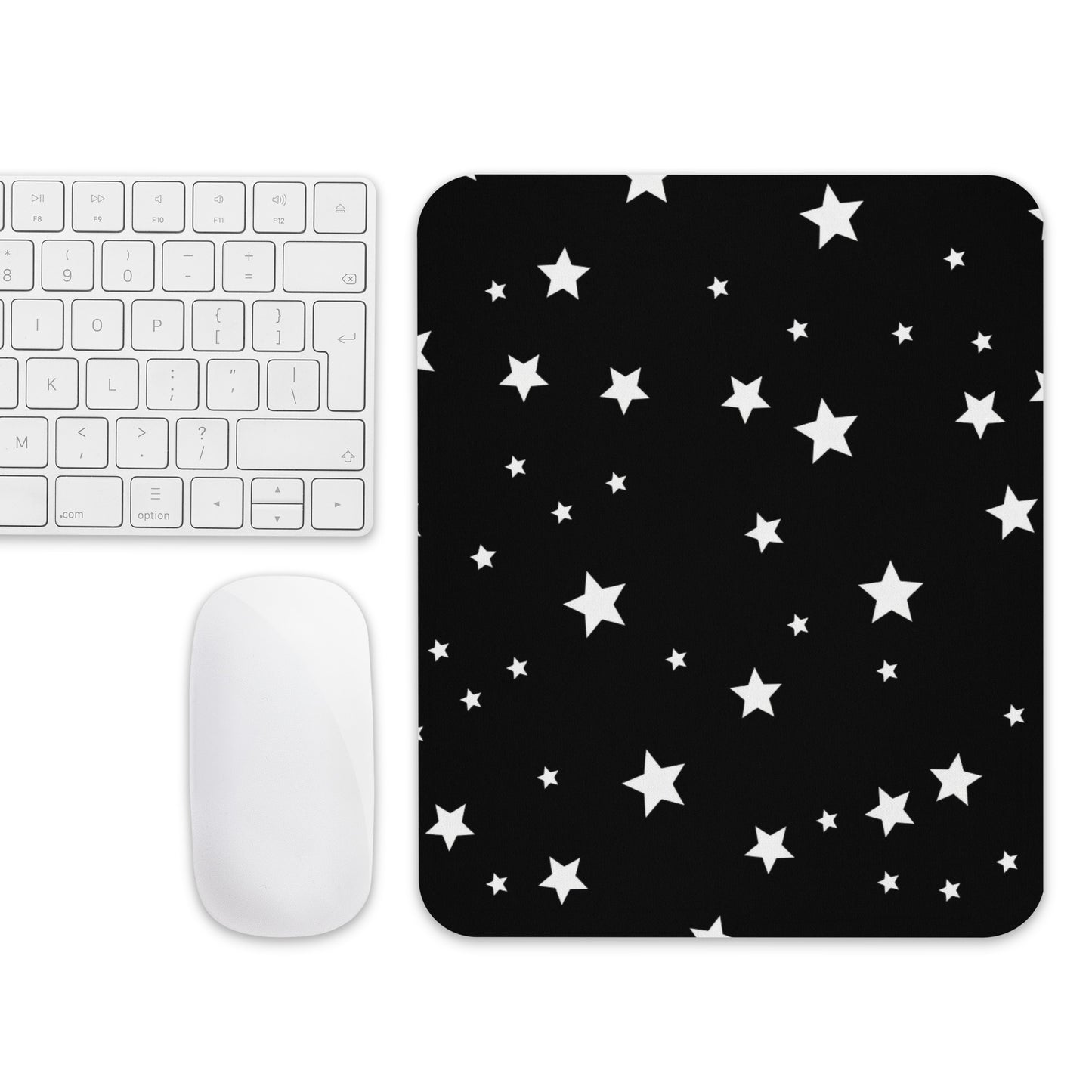 Black Star Mouse Pad