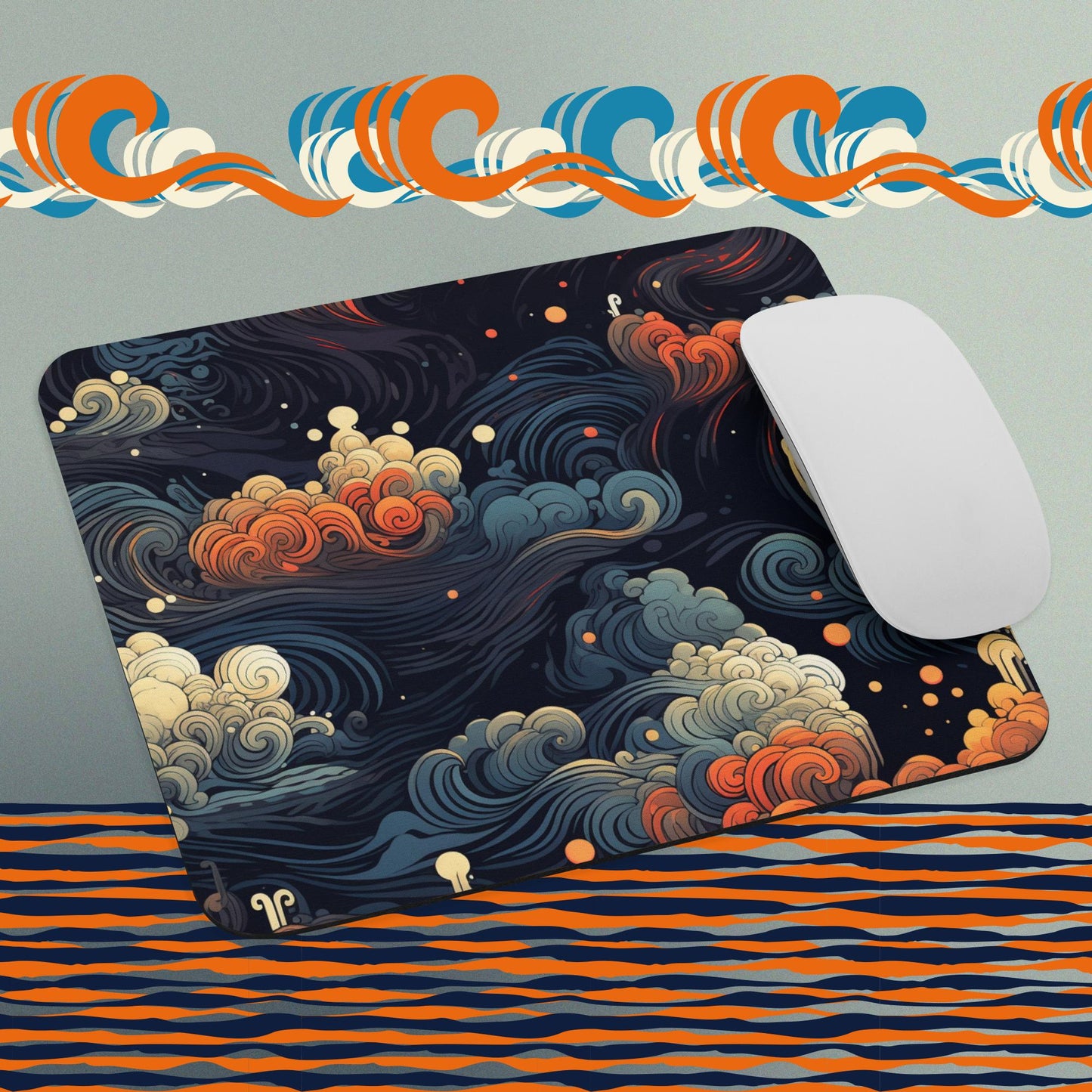 Waves Mouse Pad