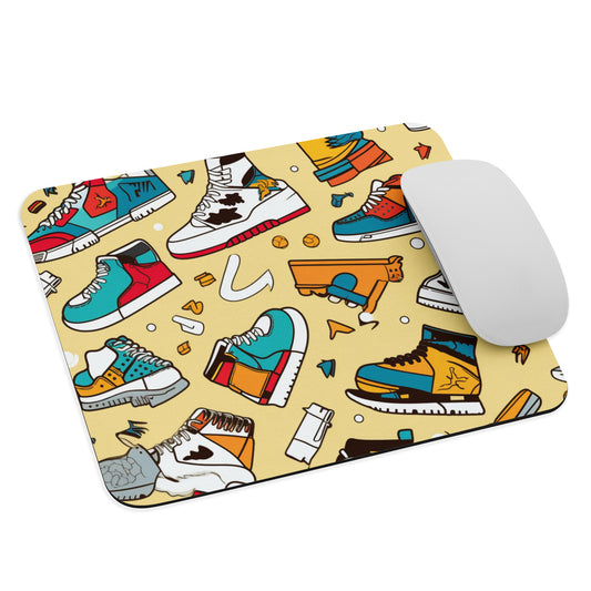 Sneaker Head Mouse Pad