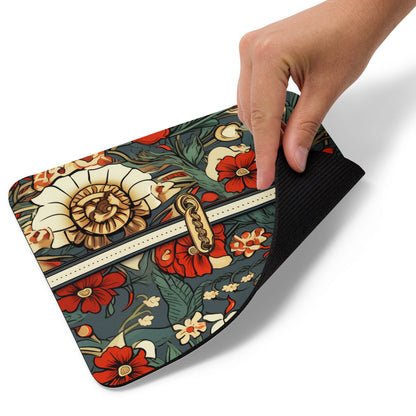 Red Flower Mouse Pad